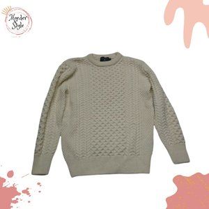 TheIrishStore Traditional UNISEX Aran Wool Sweater